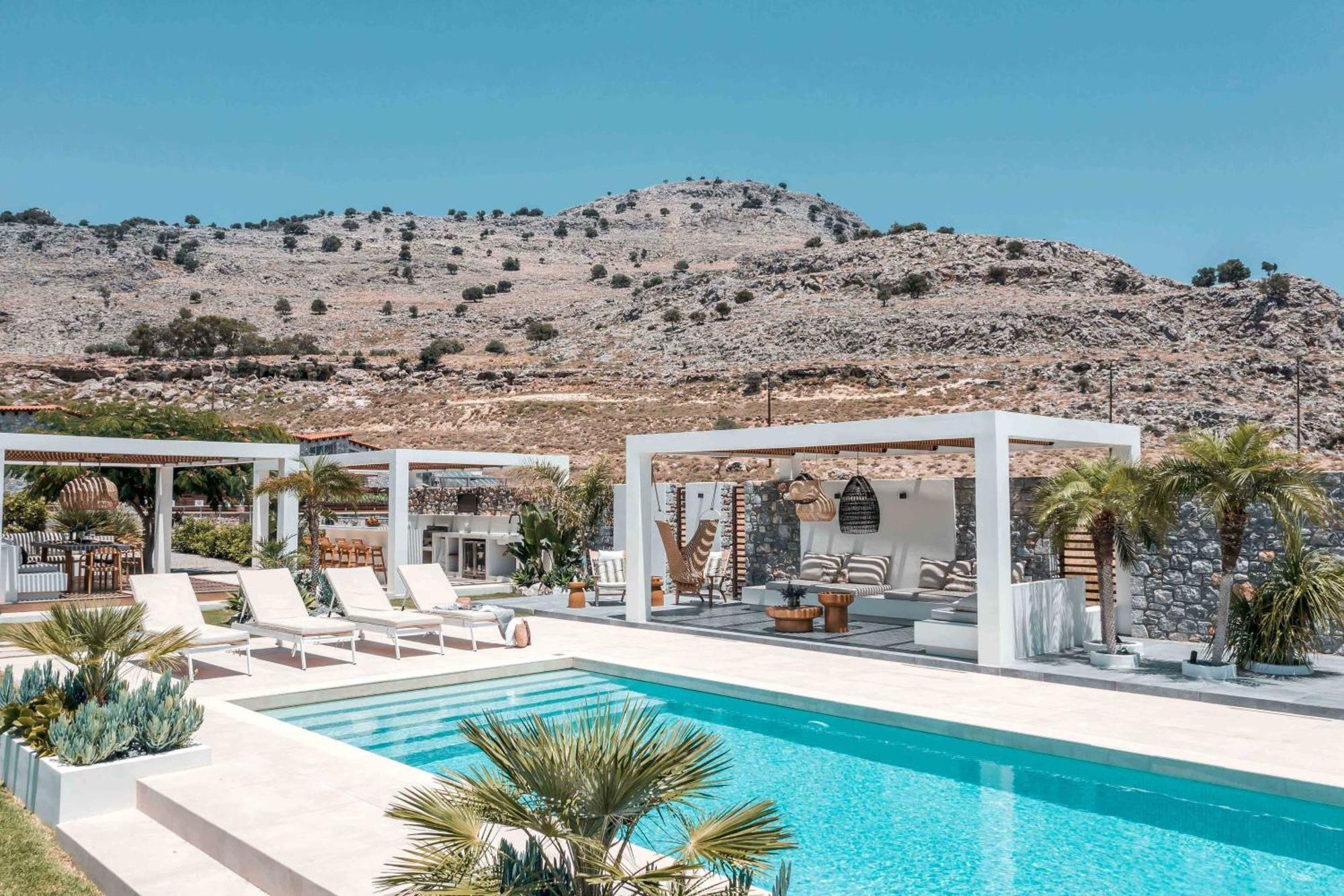 Oneiro Villa - Voted The Best Villa In Rhodes, Greece! Pefki Exterior foto